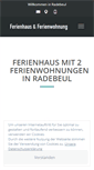 Mobile Screenshot of ferienhaus-ferienwohnung.de